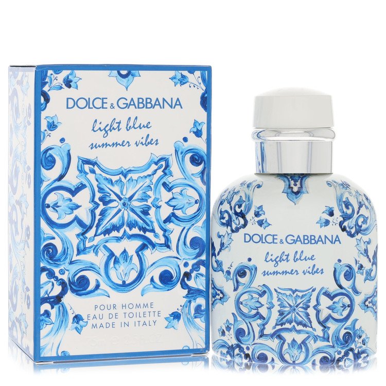 Light Blue Summer Vibes by Dolce & Gabbana Eau De Toilette Spray 2.5 oz Light Blue Summer Vibes by Dolce & Gabbana Eau De Toilette Spray 2.5 oz